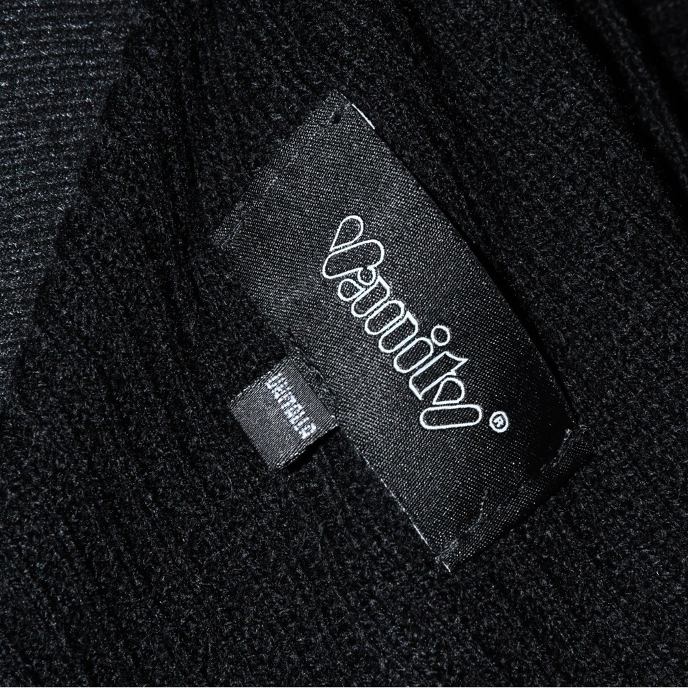 Ribbed Knit Asymmetric Long Vest - Picture 7 of 7